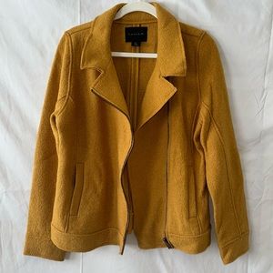 Tahari Wool Motorcycle Jacket